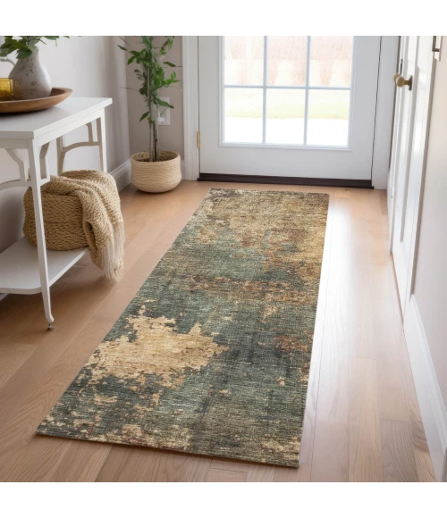 Dalyn Nouveau Green NV19 2ft.3in. x 7ft.6in. Rug