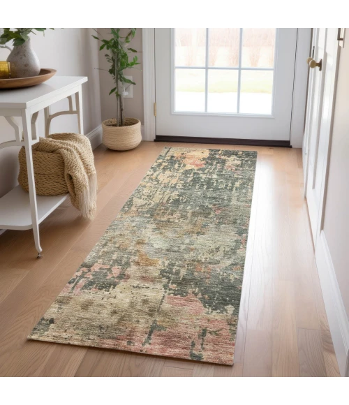 Dalyn Nouveau Green NV22 2ft.3in. x 7ft.6in. Rug