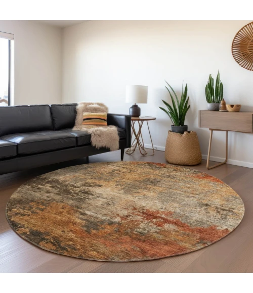 Dalyn Nouveau Brown NV24 8ft. x 8ft. Rug