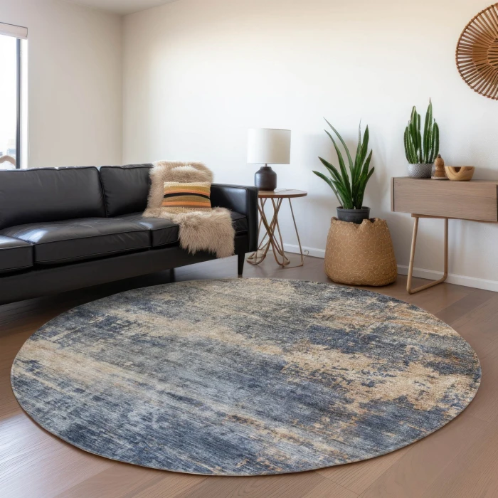 Dalyn Nouveau Blue NV25 8ft. x 8ft. Rug