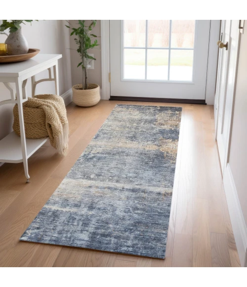 Dalyn Nouveau Blue NV25 2ft.3in. x 7ft.6in. Rug