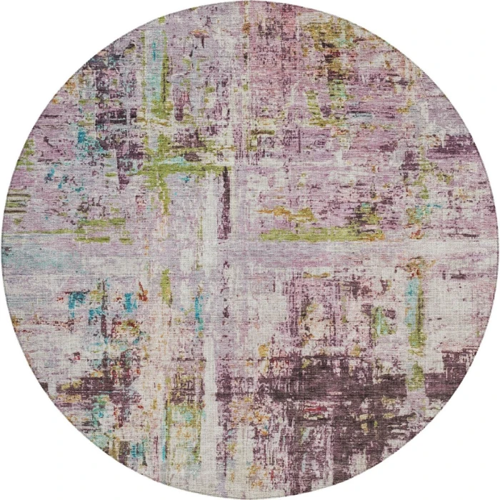 Dalyn Nouveau Purple NV2 8ft. x 8ft. Rug
