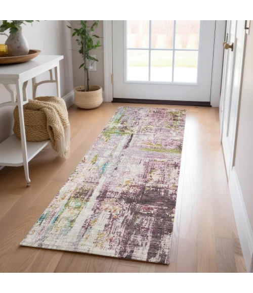 Dalyn Nouveau Purple NV2 2ft.3in. x 7ft.6in. Rug