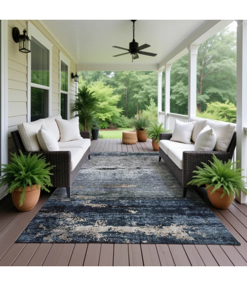 Dalyn Nouveau Blue NV3 10ft. x 14ft. Rug