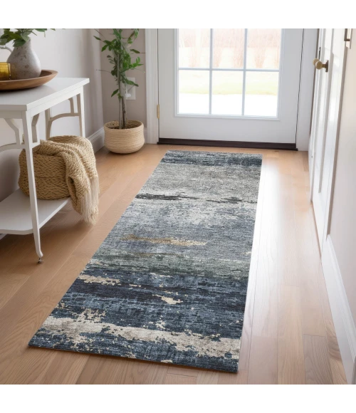 Dalyn Nouveau Blue NV3 2ft.3in. x 7ft.6in. Rug