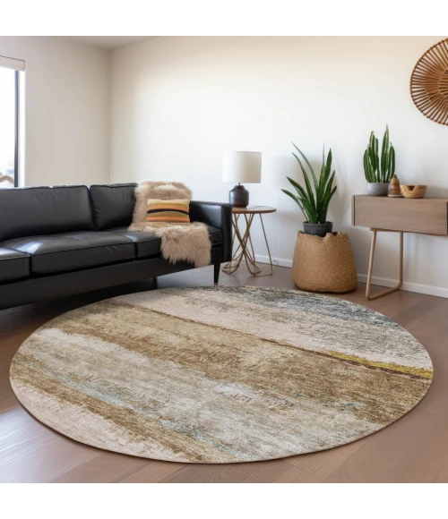 Dalyn Nouveau Brown NV5 8ft. x 8ft. Rug