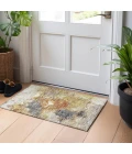 Dalyn Nouveau Brown NV7 1ft.8in. x 2ft.6in. Rug