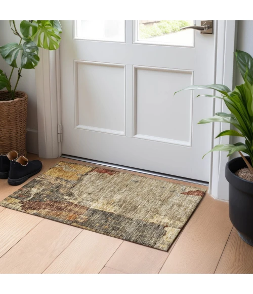 Dalyn Nouveau Brown NV9 1ft.8in. x 2ft.6in. Rug