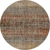 Dalyn Nexus Orange NX1 8ft. x 8ft. Round Rug