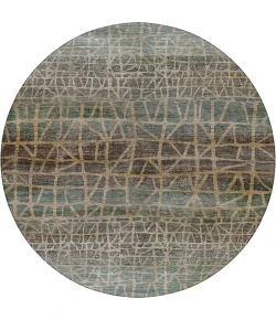 Dalyn Nexus Teal NX1 8ft. x 8ft. Round Rug
