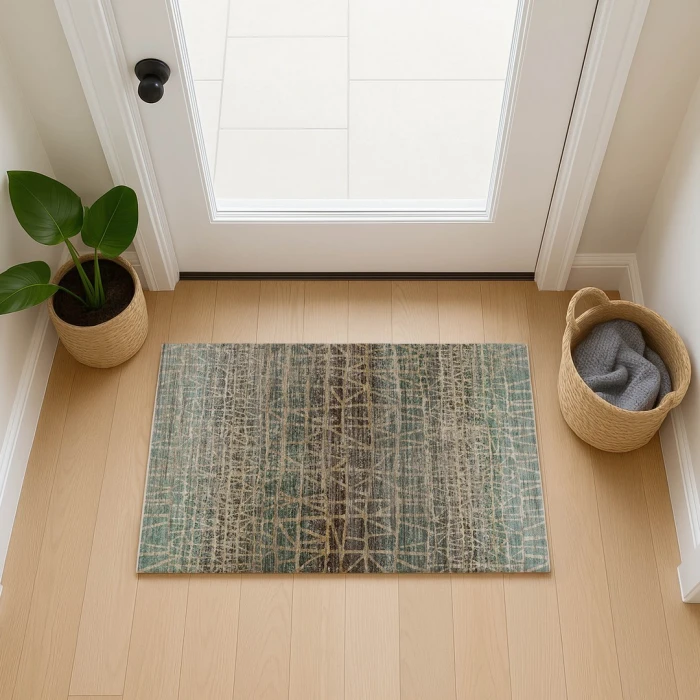 Dalyn Nexus Teal NX1 1ft.8in. x 2ft.6in. Rect. Rug