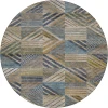 Dalyn Nexus Blue NX2 8ft. x 8ft. Round Rug