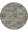 Dalyn Nexus Teal NX2 8ft. x 8ft. Round Rug