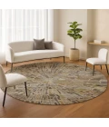 Dalyn Nexus Ivory NX3 8ft. x 8ft. Round Rug
