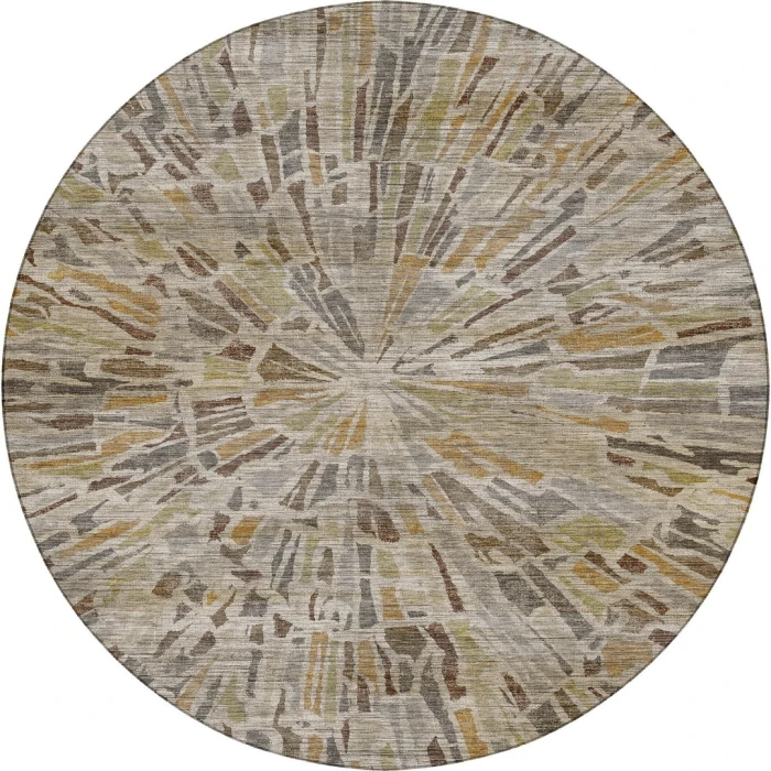 Dalyn Nexus Ivory NX3 8ft. x 8ft. Round Rug