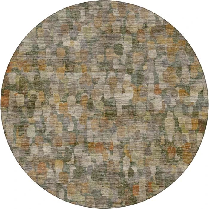 Dalyn Nexus Green NX4 8ft. x 8ft. Round Rug