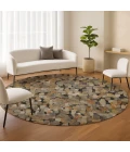 Dalyn Nexus Black NX4 8ft. x 8ft. Round Rug