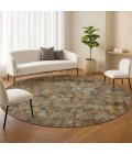 Dalyn Nexus Gray NX4 8ft. x 8ft. Round Rug