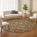 Dalyn Nexus Orange NX4 8ft. x 8ft. Round Rug