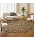 Dalyn Nexus Orange NX4 8ft. x 8ft. Round Rug