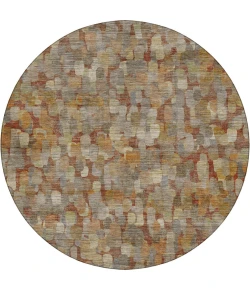 Dalyn Nexus Orange NX4 8ft. x 8ft. Round Rug