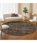 Dalyn Nexus Black NX5 8ft. x 8ft. Round Rug