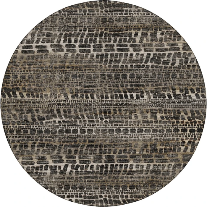 Dalyn Nexus Black NX5 8ft. x 8ft. Round Rug