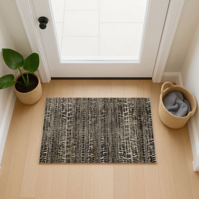 Dalyn Nexus Black NX5 1ft.8in. x 2ft.6in. Rect. Rug