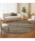 Dalyn Nexus Gray NX5 8ft. x 8ft. Round Rug