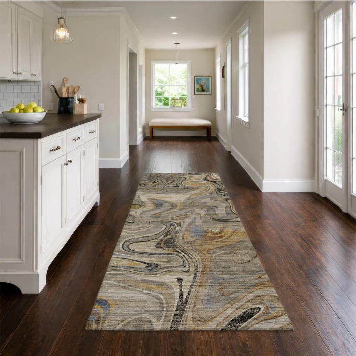Dalyn Nexus Gray NX6 2ft.3in. x 7ft.6in. Rect. Rug
