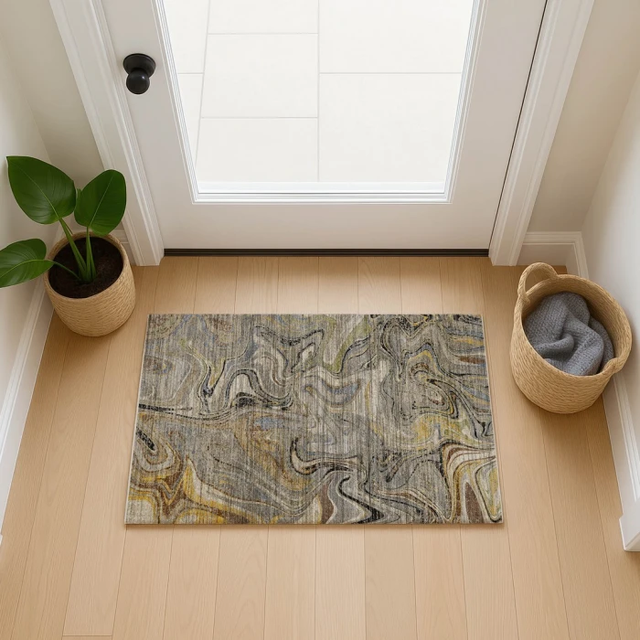 Dalyn Nexus Gray NX6 1ft.8in. x 2ft.6in. Rect. Rug