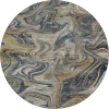 Dalyn Nexus Blue NX6 8ft. x 8ft. Round Rug