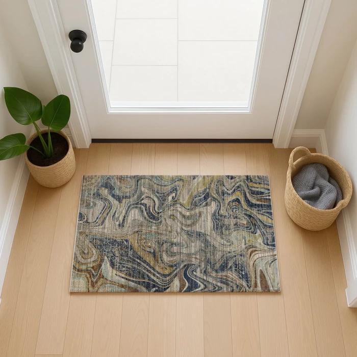Dalyn Nexus Blue NX6 1ft.8in. x 2ft.6in. Rect. Rug