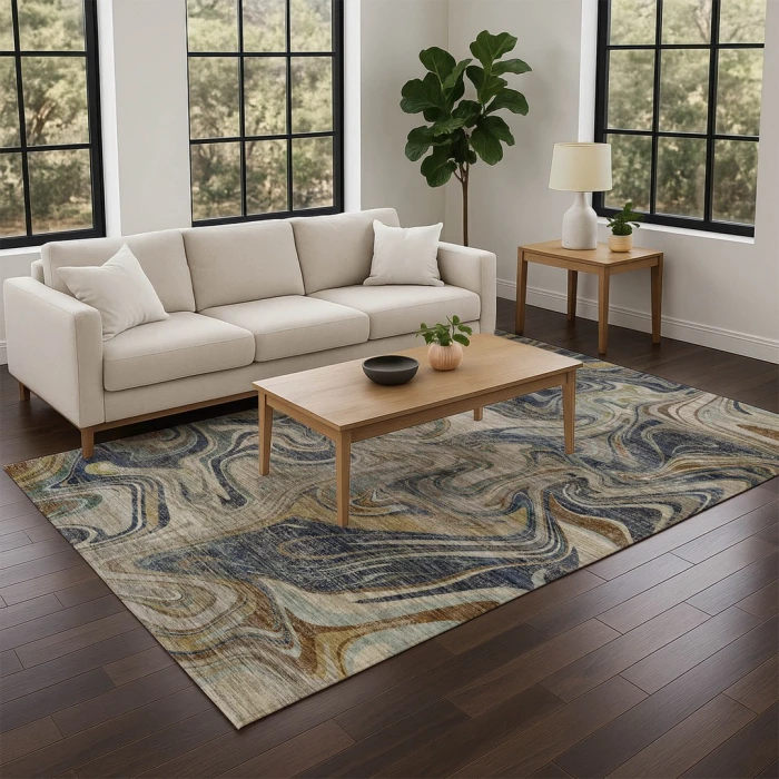 Dalyn Nexus Blue NX6 2ft.6in. x 3ft.10in. Rect. Rug