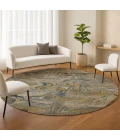 Dalyn Nexus Ivory NX6 8ft. x 8ft. Round Rug