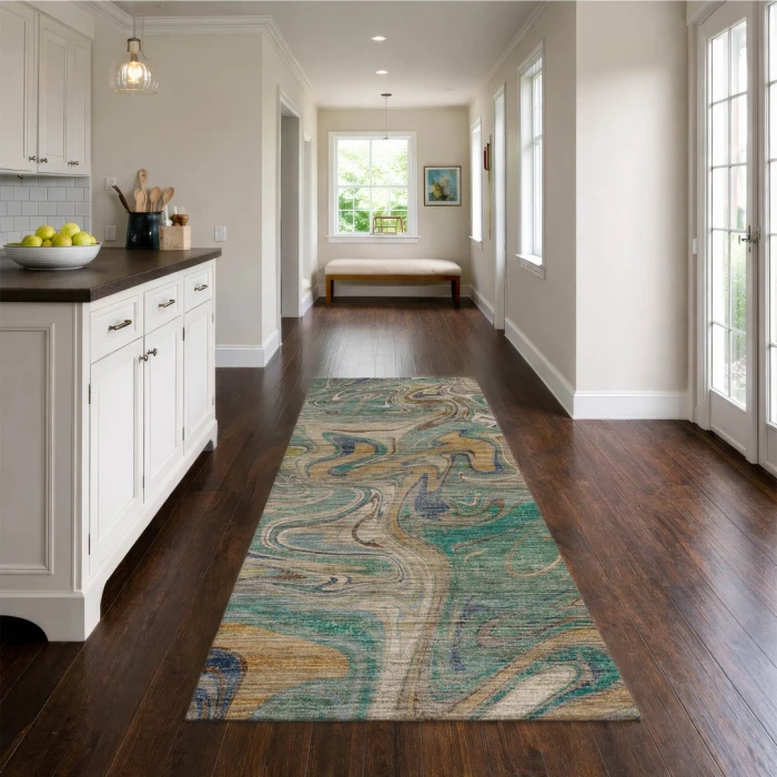 Dalyn Nexus Teal NX6 2ft.3in. x 7ft.6in. Rect. Rug