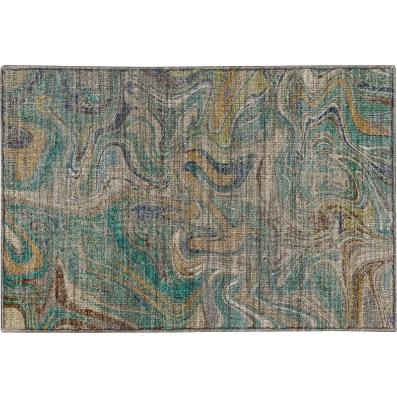 Dalyn Nexus Teal NX6 1ft.8in. x 2ft.6in. Rect. Rug