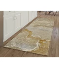 Dalyn Luxury Washable Odyssey OY10 Chocolate 2'3" x 7'6" Runner Rug