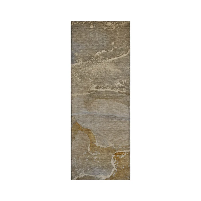 Dalyn Luxury Washable Odyssey OY10 Chocolate 2'3" x 7'6" Runner Rug