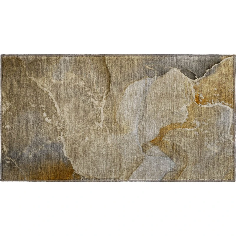 Dalyn Luxury Washable Odyssey OY10 Chocolate 1'8" x 2'6" Rug