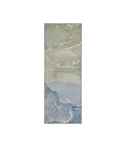 Dalyn Luxury Washable Odyssey OY10 Sky 2'3" x 7'6" Runner Rug