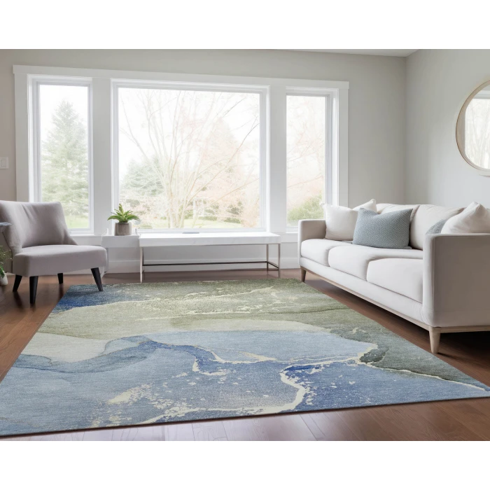 Dalyn Luxury Washable Odyssey OY10 Sky 2'6" x 3'10" Rug