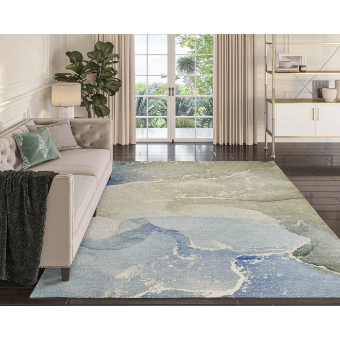 Dalyn Luxury Washable Odyssey OY10 Sky 2'6" x 3'10" Rug