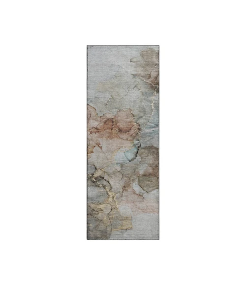 Dalyn Luxury Washable Odyssey OY12 Tan 2'3" x 7'6" Runner Rug