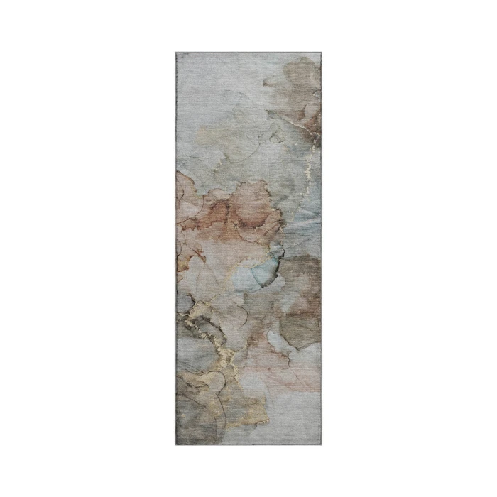 Dalyn Luxury Washable Odyssey OY12 Tan 2'3" x 7'6" Runner Rug