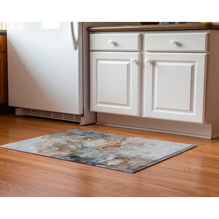 Dalyn Luxury Washable Odyssey OY12 Tan 1'8" x 2'6" Rug
