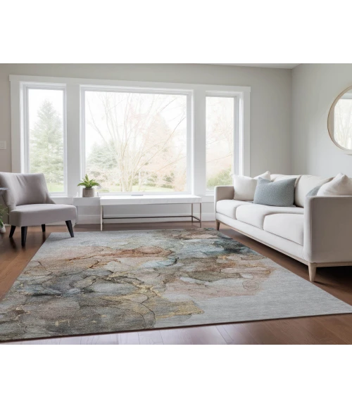 Dalyn Luxury Washable Odyssey OY12 Tan 3' x 5' Rug