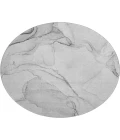 Dalyn Luxury Washable Odyssey OY13 Gray 8' x 8' Round Rug