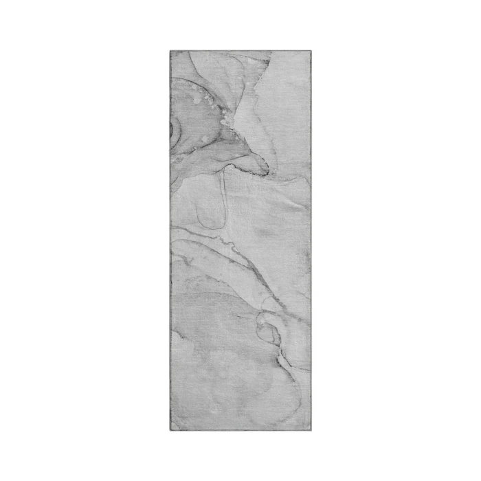 Dalyn Luxury Washable Odyssey OY13 Gray 2'3" x 7'6" Runner Rug