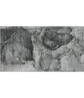 Dalyn Luxury Washable Odyssey OY14 Charcoal 1'8" x 2'6" Rug